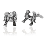 Love Birds Cufflinks for Valentine's Day