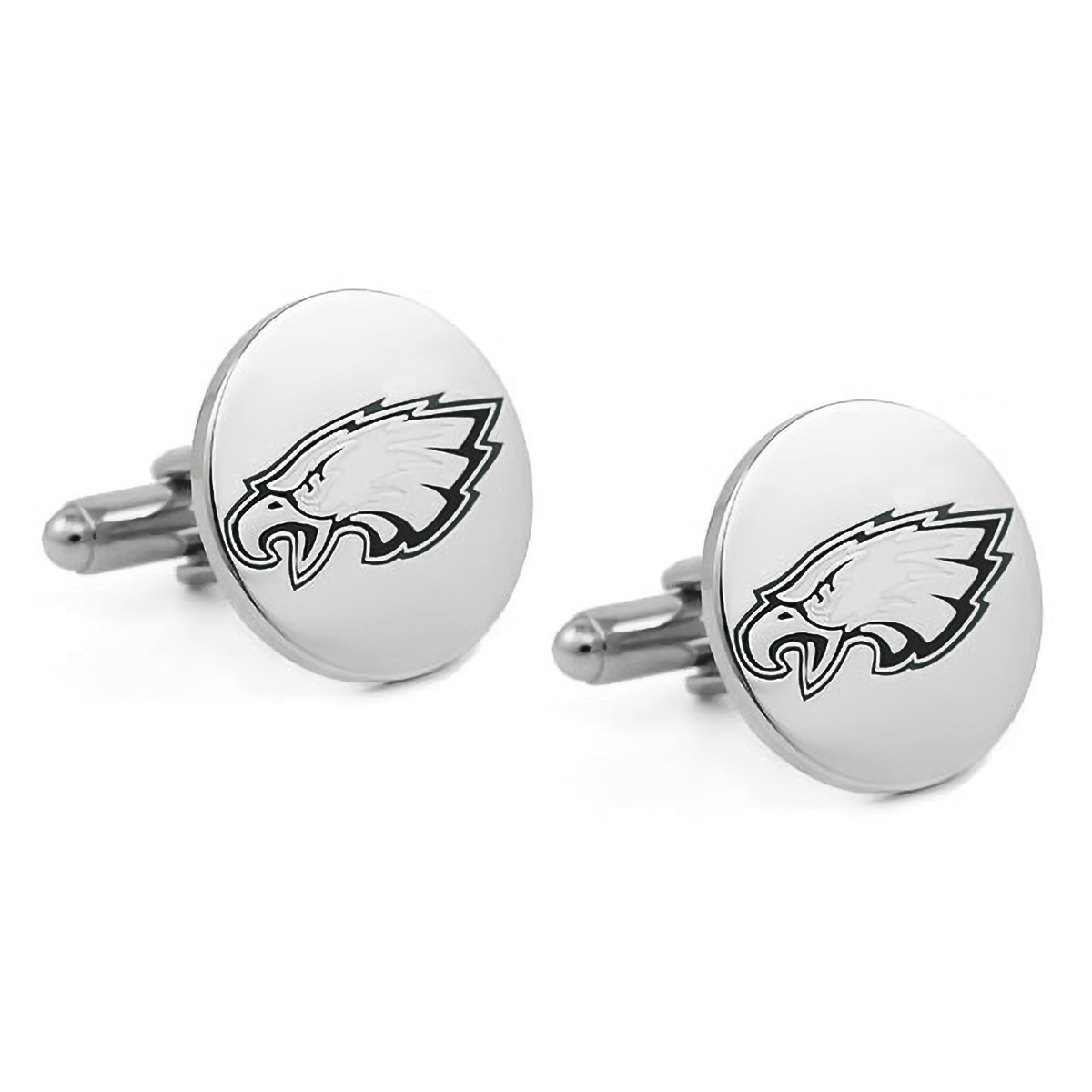 Retro Philadelphia Eagles Helmet Cufflinks