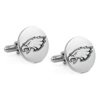 NFL Carolina Panthers Cufflinks in Black/Red/Blue - Cufflinks Depot