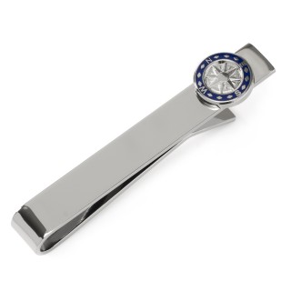 Blue Compass Tie Bar
