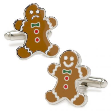 Holiday Gingerbread Cufflinks