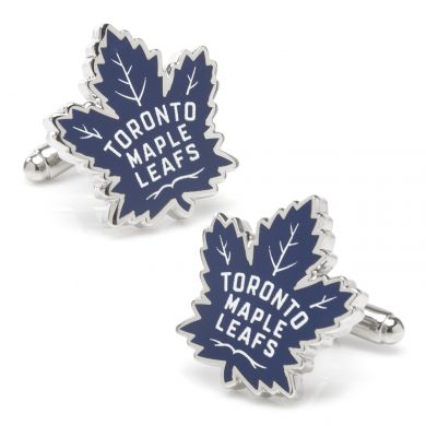 Silver Toronto Maple Leafs Cufflinks