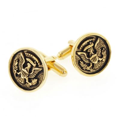 Gold Presidential Seal Cufflinks