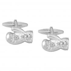 Silver Color Boxing Glove Cufflinks