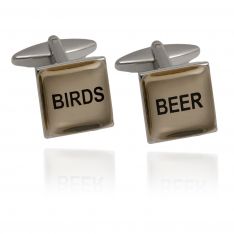 Beer & Birds Cufflinks