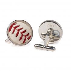 Chicago Cubs Game Used Baseball Cufflinks