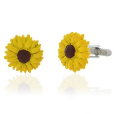Crafted Sunflower Cufflinks