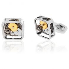 Square Gear Cufflinks