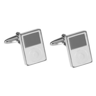 Vintage White iPod Inspired Cufflinks