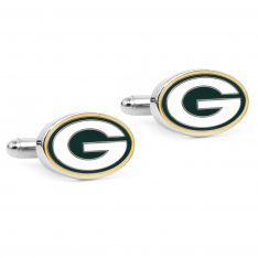 Packers Enamel Cufflinks