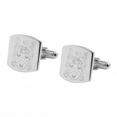 Custom Engraved Family Crest Cufflinks