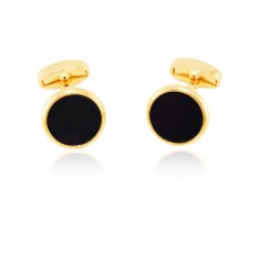 Classic Black and Gold Cufflinks