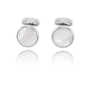 Moonlight Classic Mother Of Pearl Cufflinks
