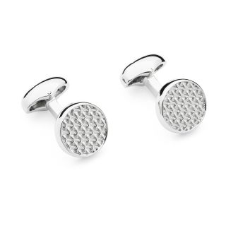 Basket Weave Designer Cufflinks