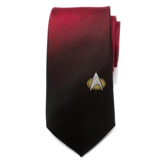 Star Trek Delta Shield Red Tie