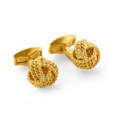 Gold Rope Knot Cufflinks