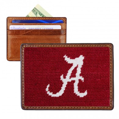 Needlepoint Alabama Card Wallet