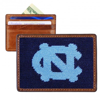 Needlepoint UNC Card Wallet
