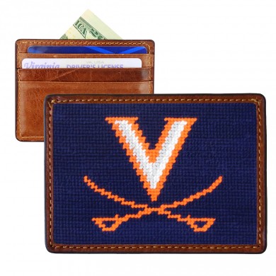 Needlepoint Virginia Card Wallet