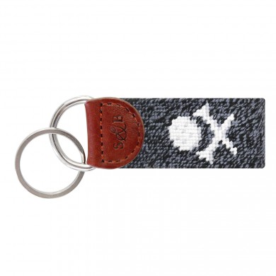 Heathered Black Golf Key Fob