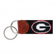 Georgia Bulldogs Black Key Fob