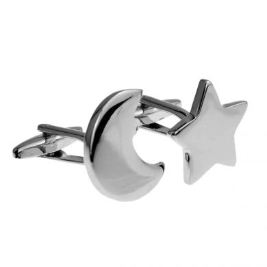 Astral Star and Moon Cufflinks