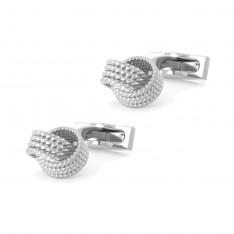 Silver Cable Knot Cufflinks