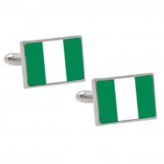 Nigerian Flag Cufflinks