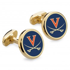 Gold University of Virginia Cufflinks