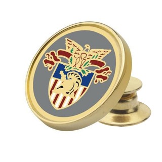 Gold West Point Lapel Pin