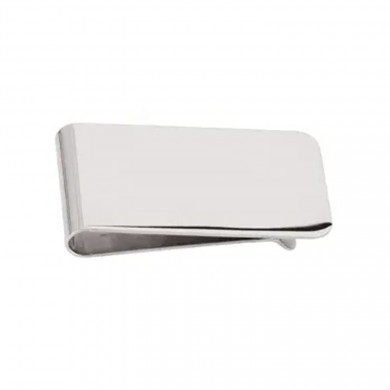 Wide Engravable Sterling Silver Money Clip