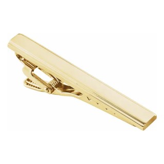 14K Yellow Gold-Plated Sterling Silver Tie Clip