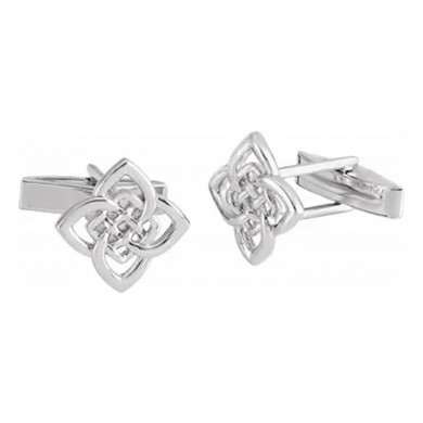 Sterling Silver Celtic Knot Inspired Cufflinks