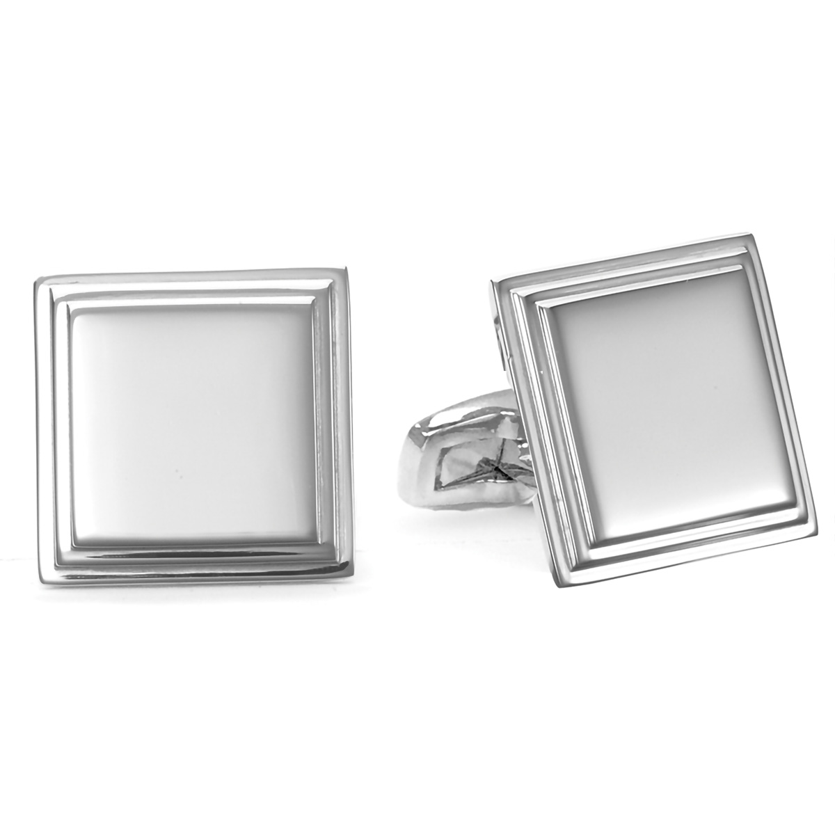 Boss Monogram Square Cufflinks