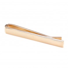 Polished Rose Gold Tie Slide