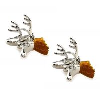 Leaping Salmon Cufflinks Game Fish Trout Fly Fishing Gift Mens