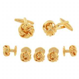 Gold Knot Five-Stud Set