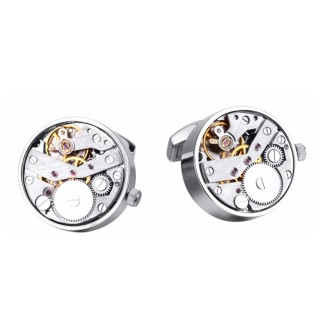 Stainless Steel Watch Movement Cufflinks