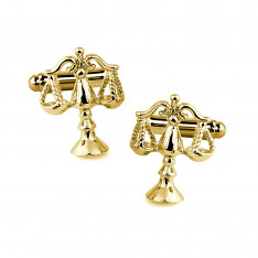 18KT Vermeil Legal Scales Cufflinks