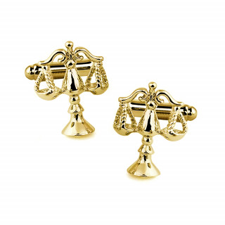 18KT Vermeil Legal Scales Cufflinks