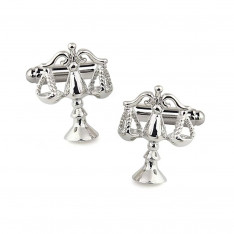 Sterling Legal Scales Cufflinks