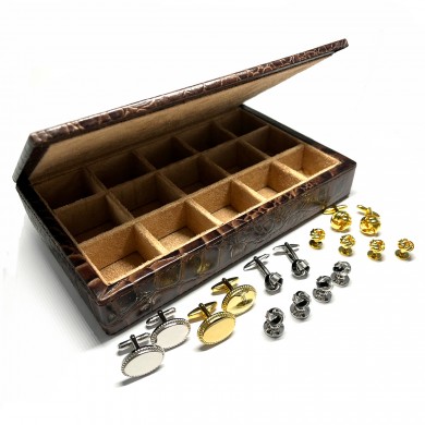 Cufflinks and Stud Sets with Case