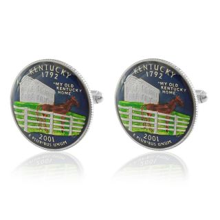 Kentucky Quarter Cufflinks