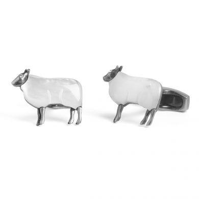 Swarovski Mother of Pearl Sheep Cufflinks