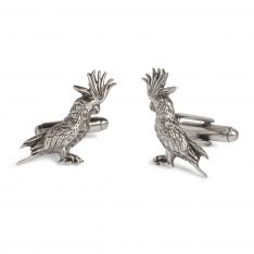 Tropical Cockatoo Bird Cufflinks