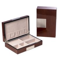 Casaque H en Dedale watch and cufflink box