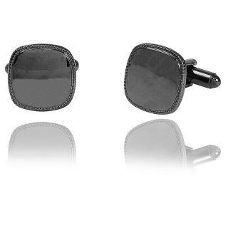 Hematite & Gunmetal Cushion Cufflinks