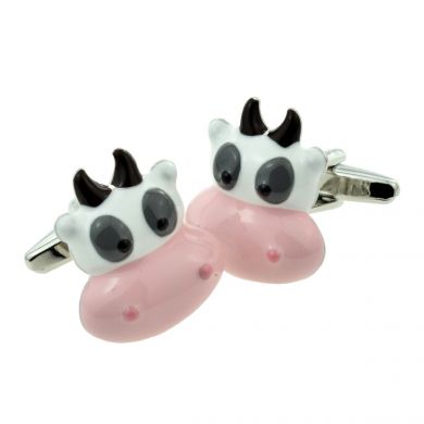 Cow Face Full colour Design Cufflinks