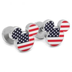 Stars and Stripes Mickey Mouse Cufflinks