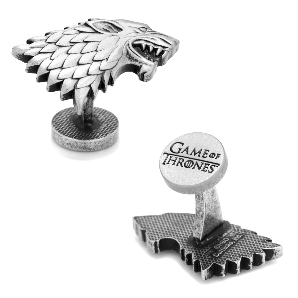 Game of Thrones Stark Icon Tie Bar in Silver